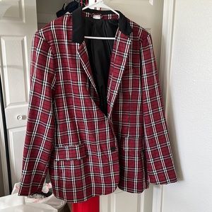 Spirit Halloween men’s plaid jacket